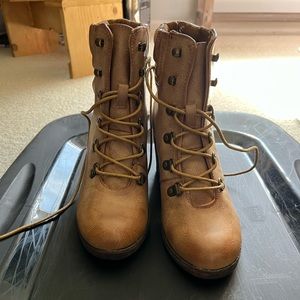 Fashion heeled ankle boots